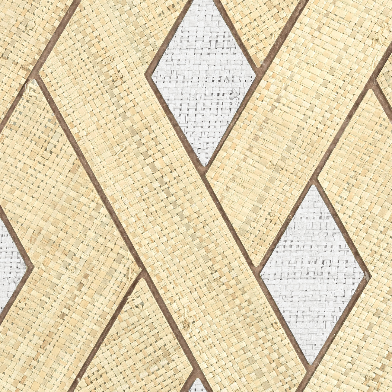 Entrelazados – Beige, white